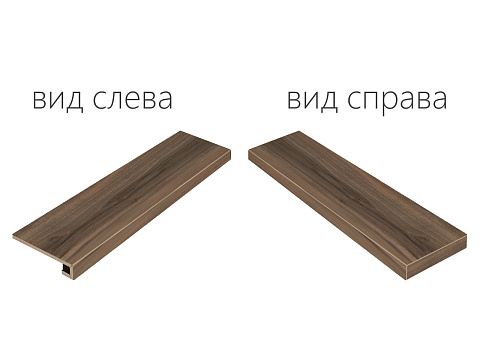 Ступень угловая правая SURFACE 60 в цвет плитки нат/рет (Italon)